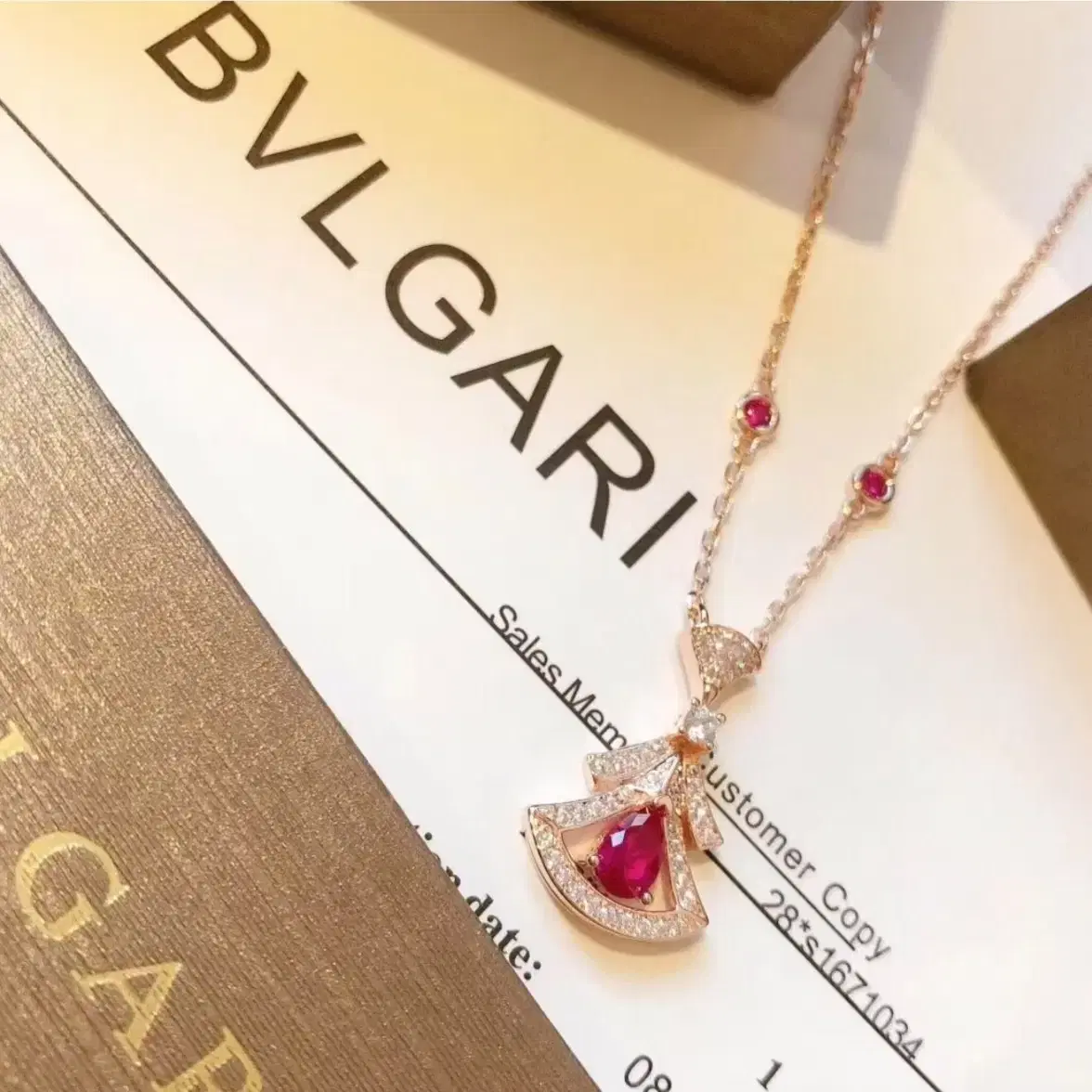 불가리 BVLGARI 클래식 목걸이