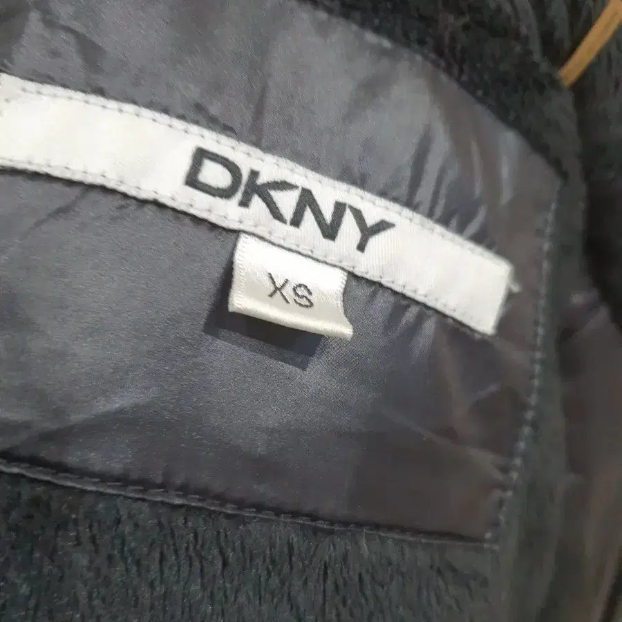 DKNY  구스 롱패딩  XS  검정색