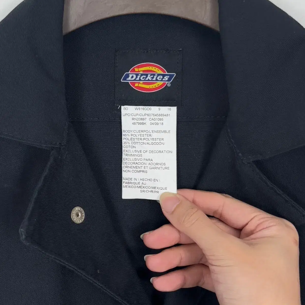 Dickies 디키즈 워크웨어 메카닉 점프 수트