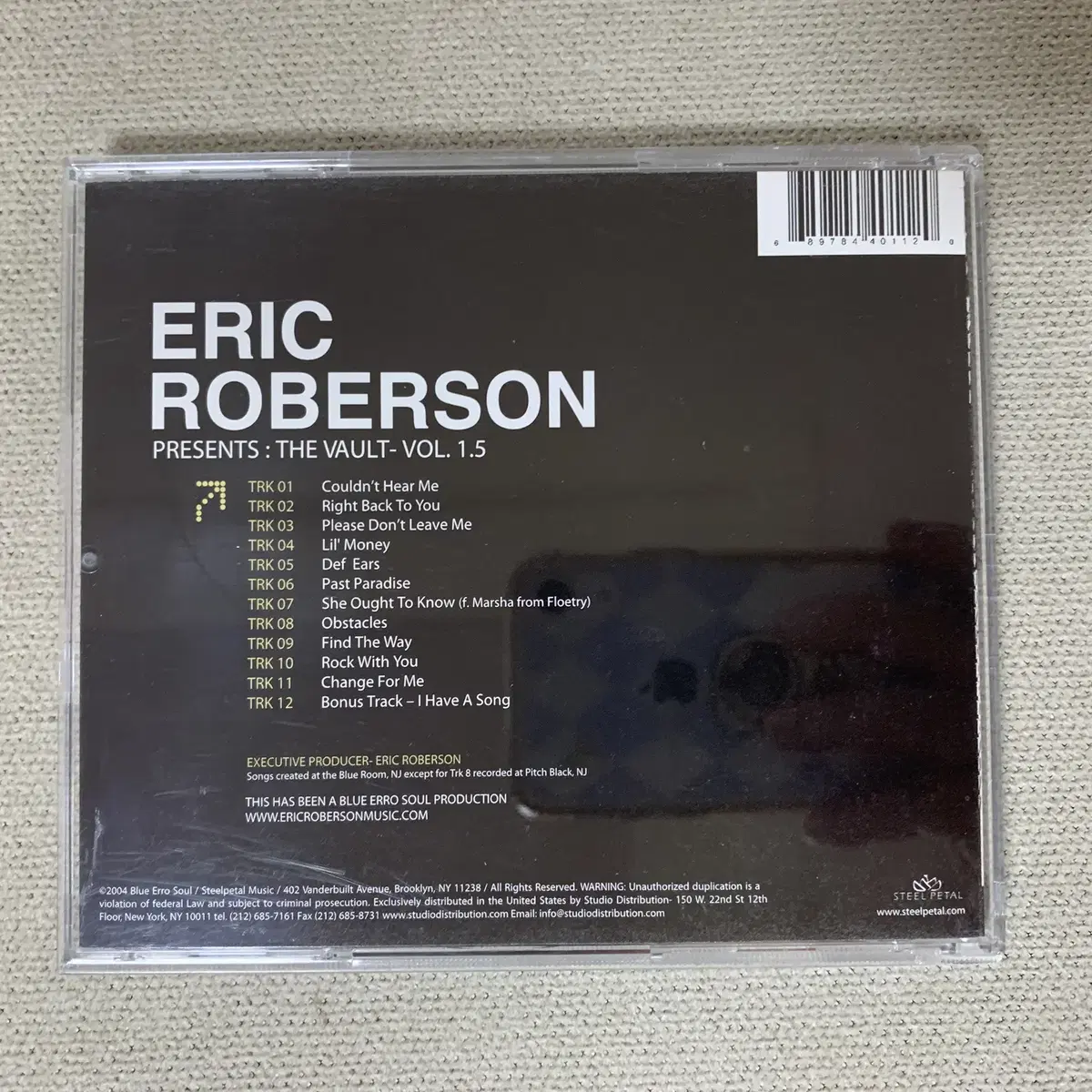 [CD] Eric Roberson - The Vault, Vol. 1.5