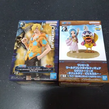 원피스 DXF 상디 & 월드 컬렉터블 피규어 세트입니다.