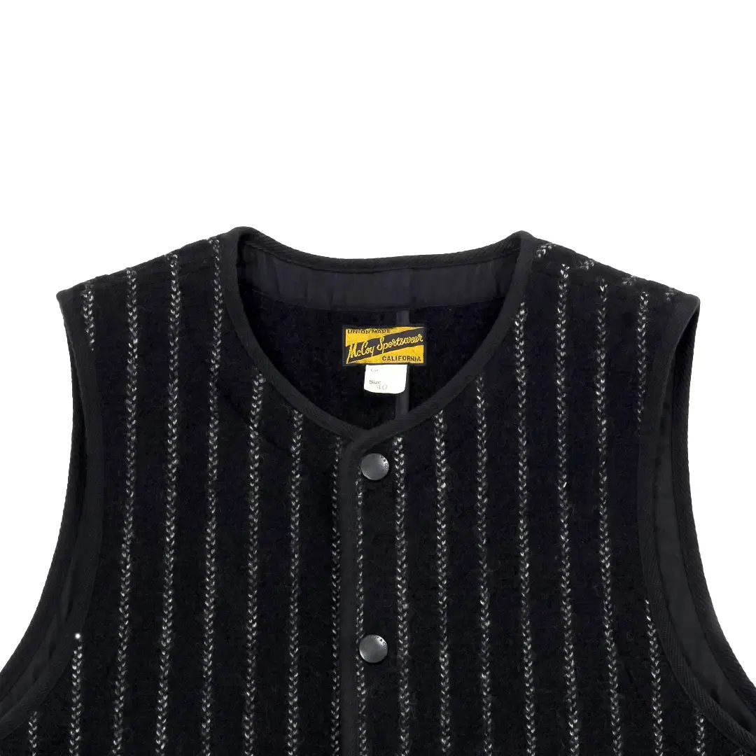 JOE McCOY WOOL STRIPE VEST