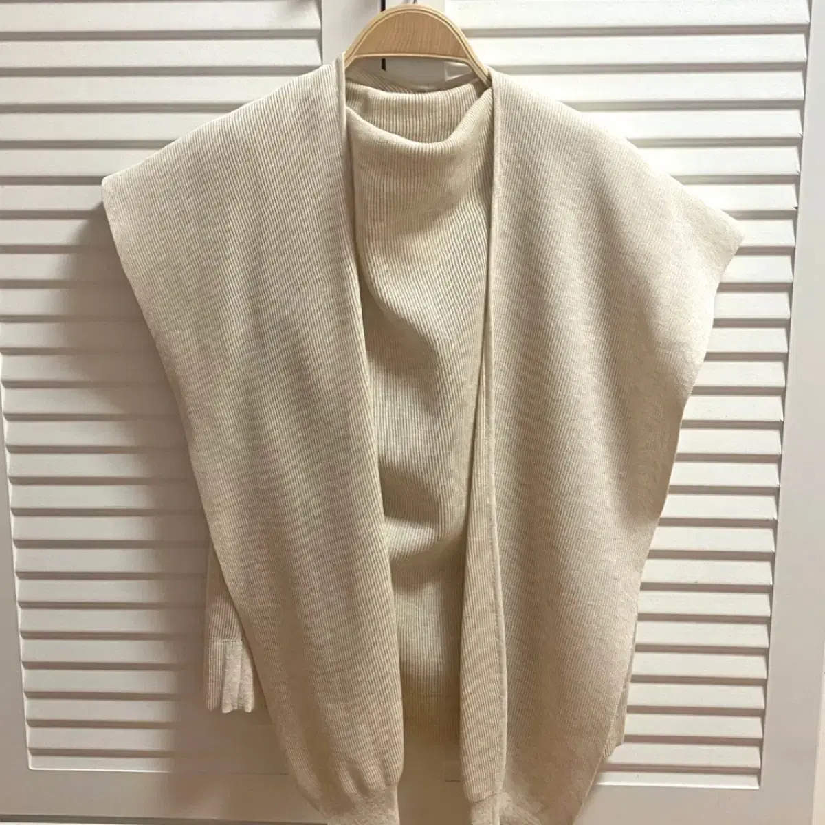 LE17SEPTEMBRE COTTON BLEND KNIT& MUFFLER