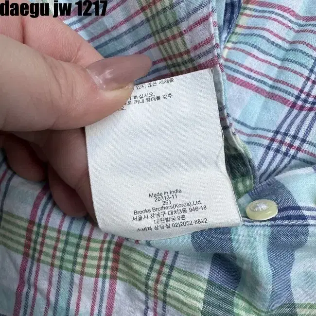 M 100- BROOKS BROTHERS SHIRT 브룩스브라더스 셔츠