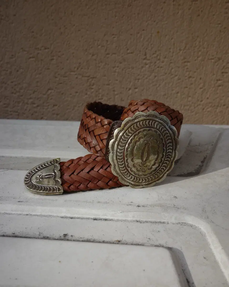 vintage athnic aztec weaving belt