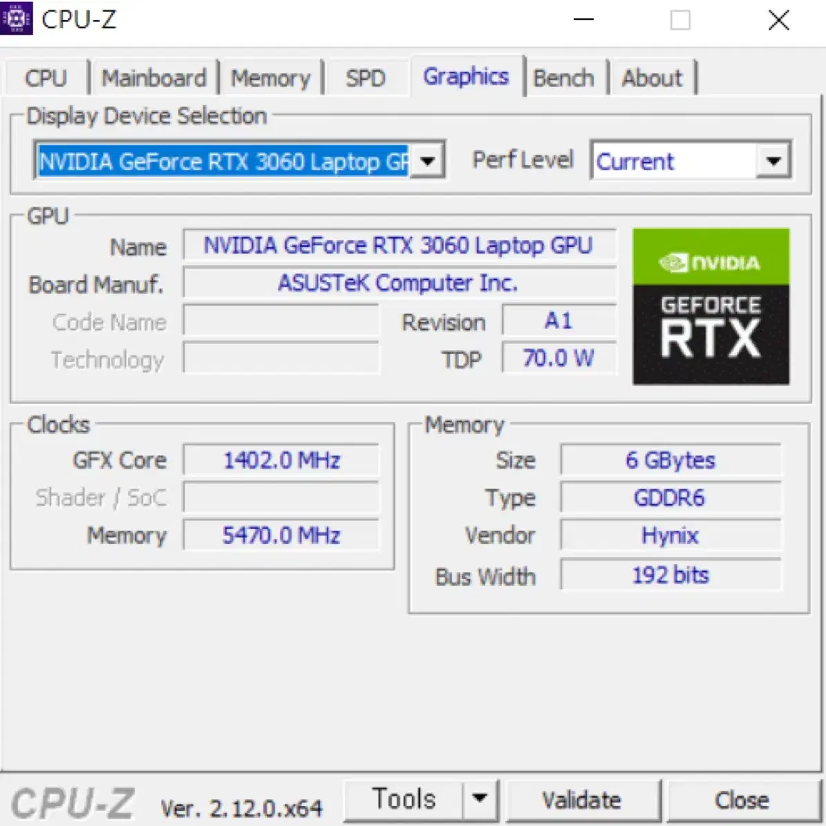 ASUS TUF 12450H 3060 16GB MUX 105W 판매