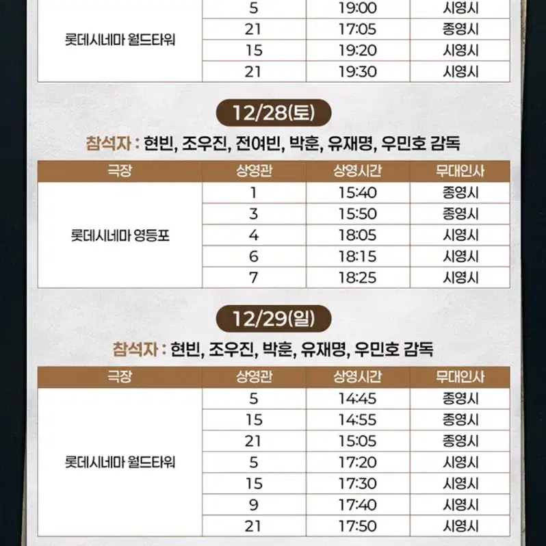 영등포 28일 하얼빈 무대인사 2장