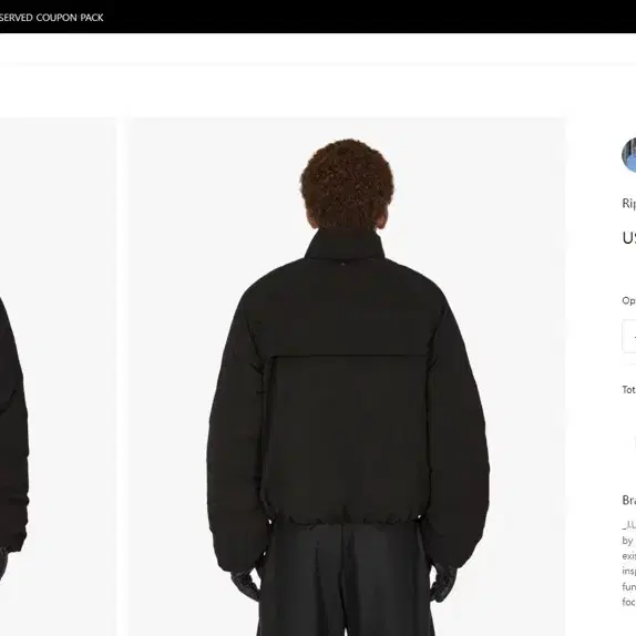 _J.L-A-L_. 2024F/W   RIPOSTE JACKET 오리털퍼