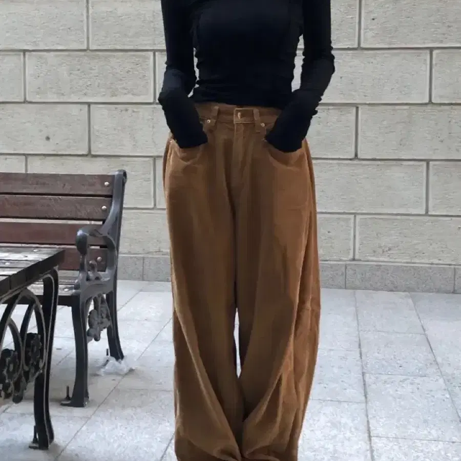 loading / corduroy side pants