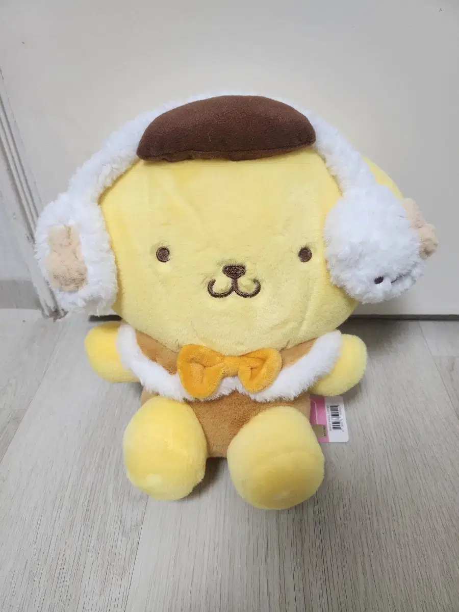 폼폼푸린 귀마개 착용27cm 인형