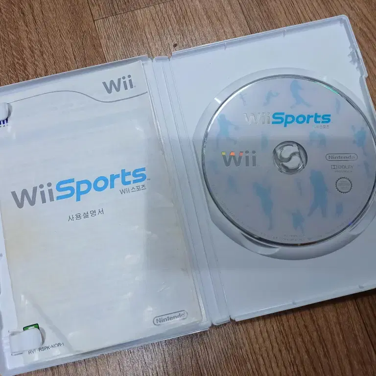 Wii Sports CD 테니스/야구/볼링/골프/복싱 설명서