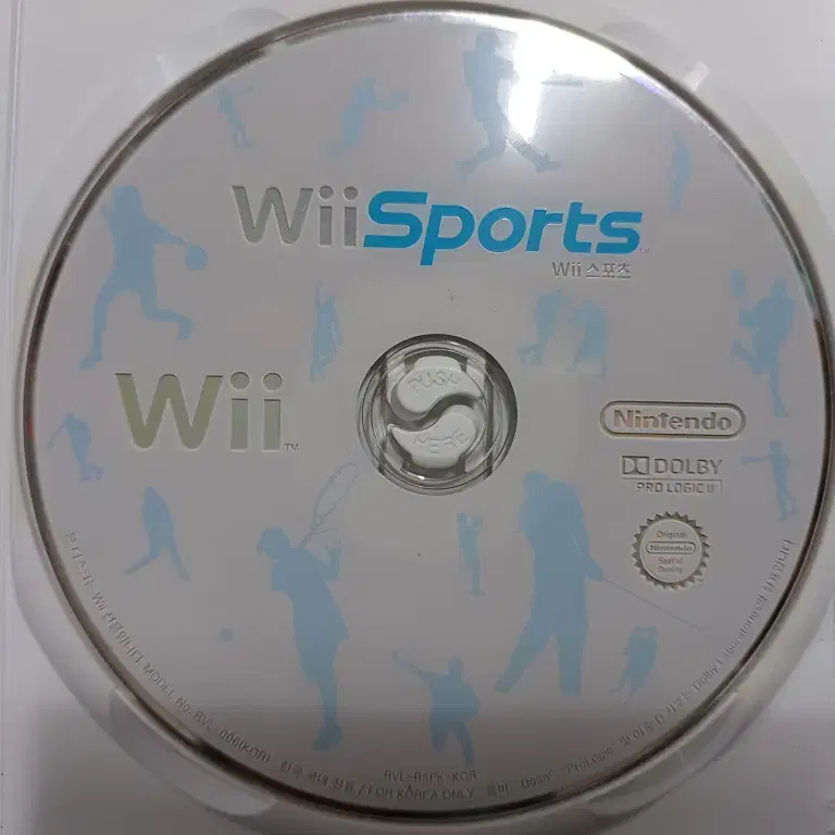 Wii Sports CD 테니스/야구/볼링/골프/복싱 설명서