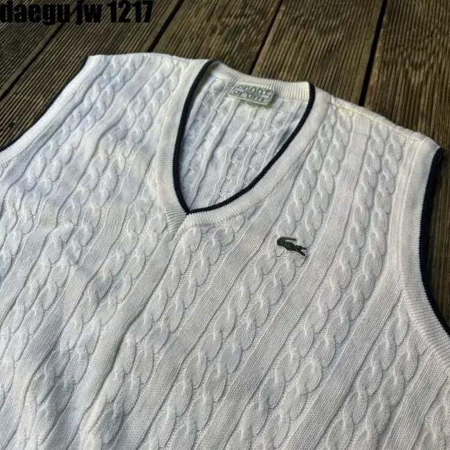 100 LACOSTE VEST 라코스테 니트 조끼