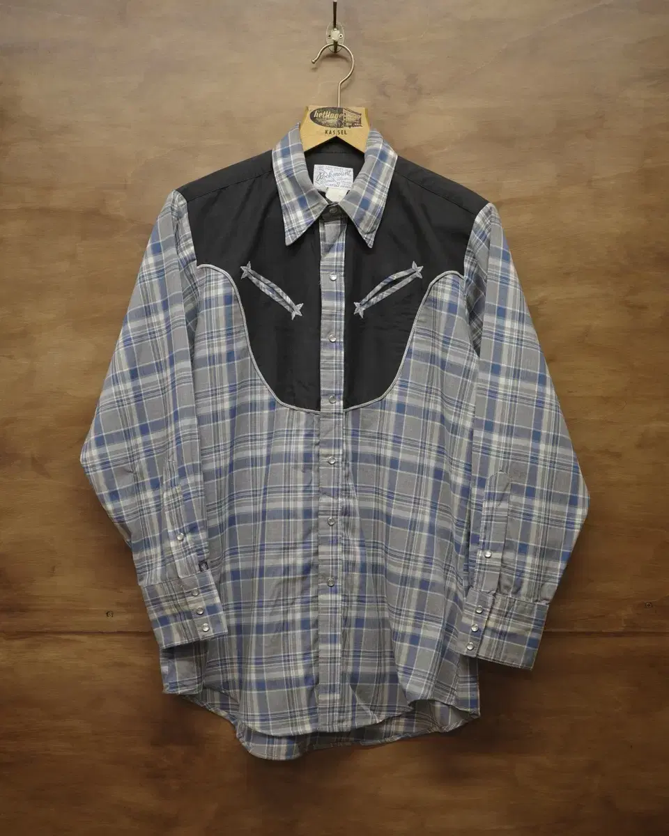 70s rockmount check western shirts