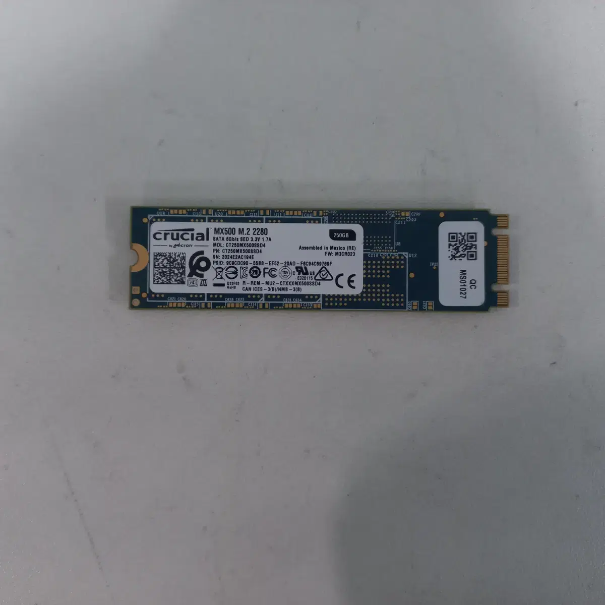 마이크론 Crucial MX500 M.2 SATA(250GB)