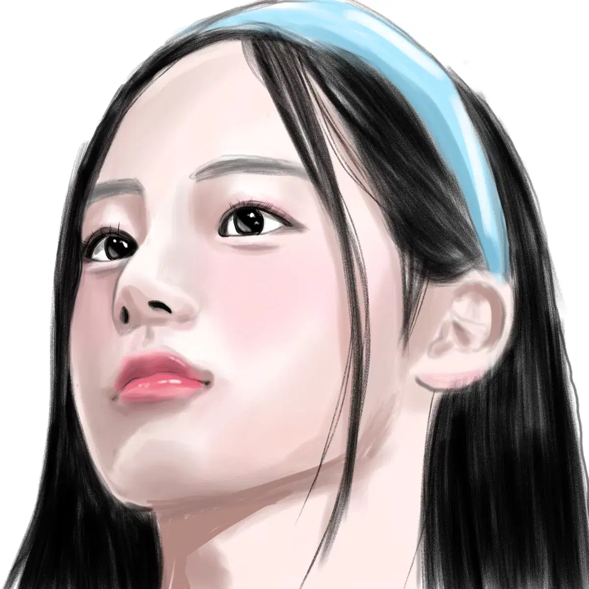 아이돌 인물화 그림 커미션