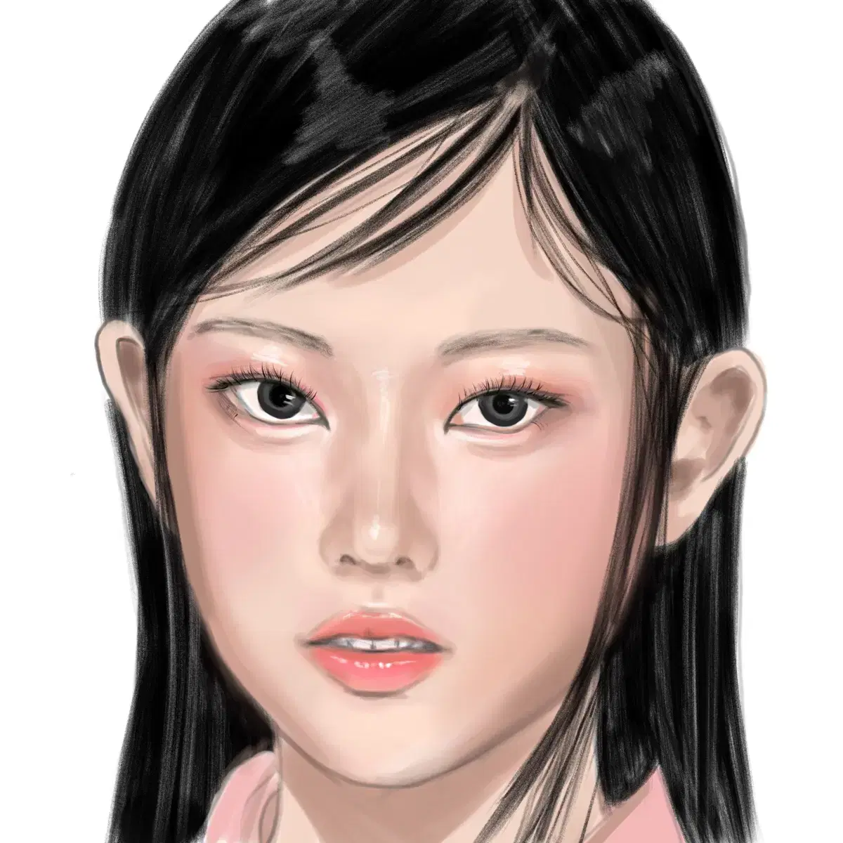 아이돌 인물화 그림 커미션 -