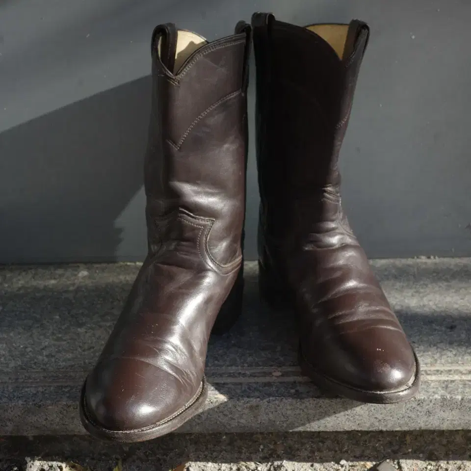 vintage justin roper western boots