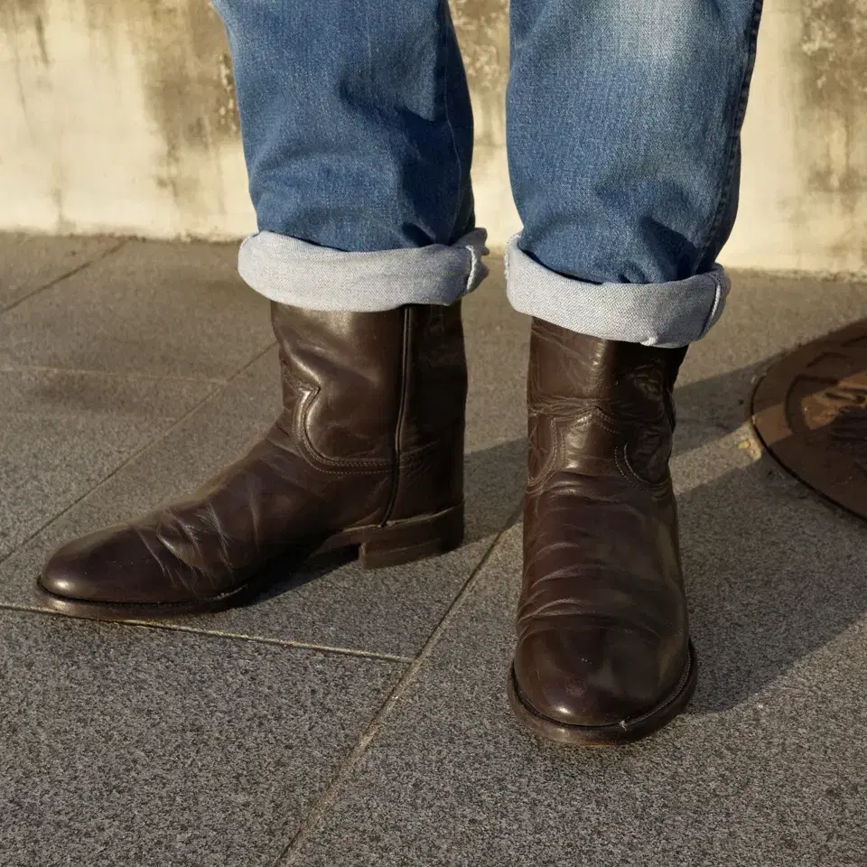 vintage justin roper western boots