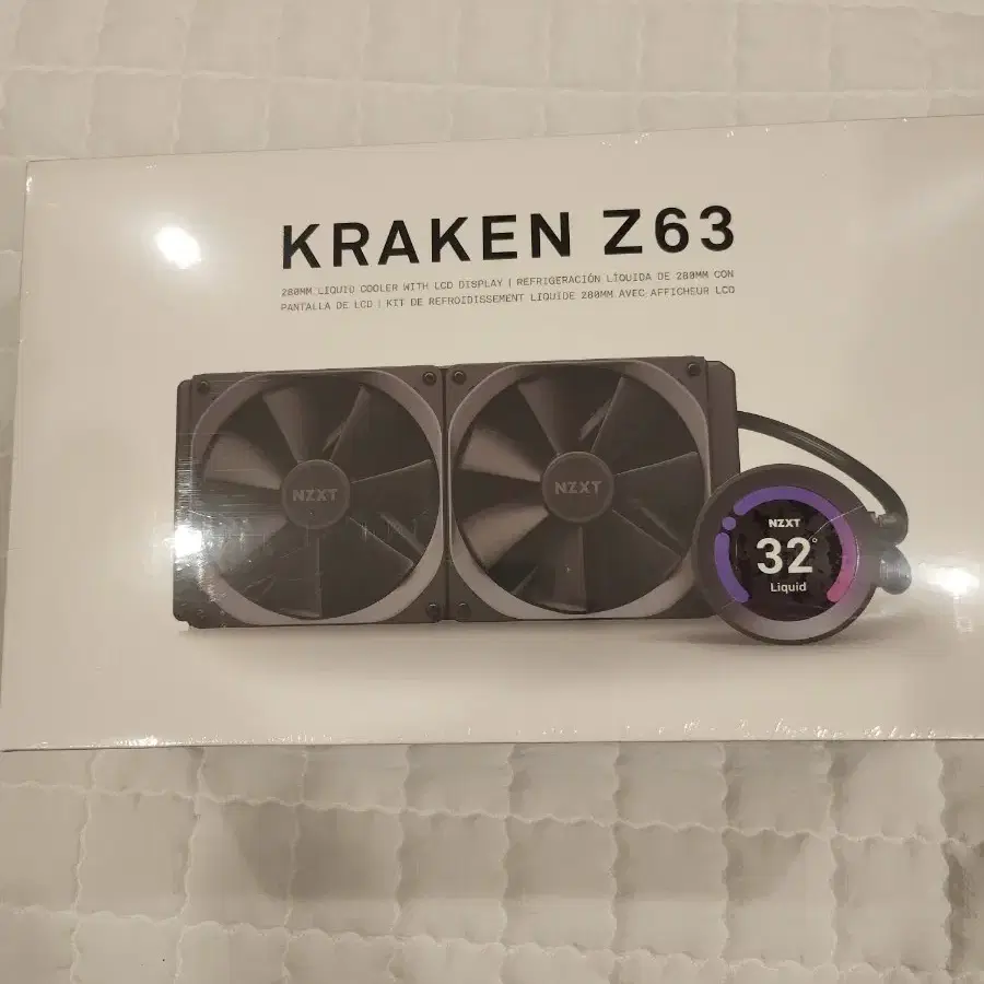 수냉쿨러 Nzxt kraken z63 새상품 싸게 팝니다