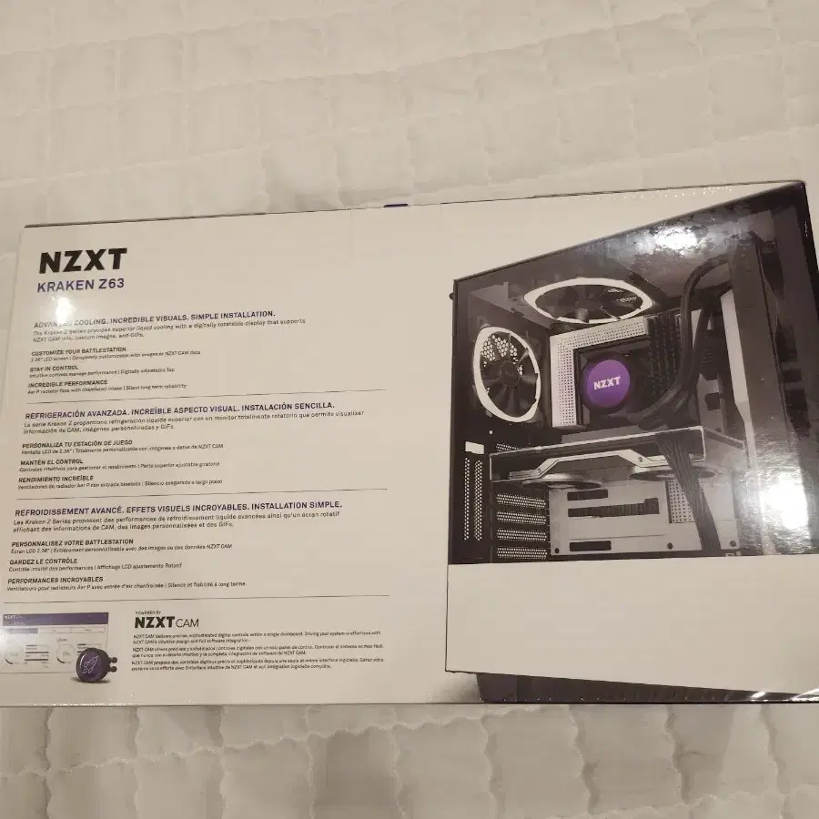 수냉쿨러 Nzxt kraken z63 새상품 싸게 팝니다