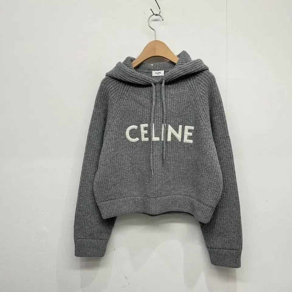 CELINE 니트 후드티