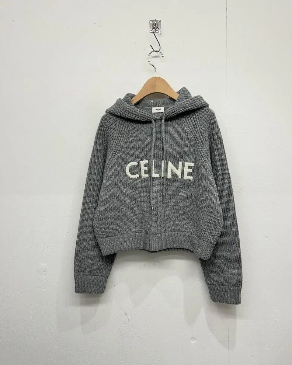 CELINE 니트 후드티