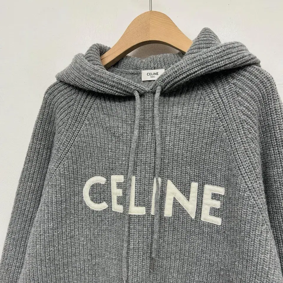 CELINE 니트 후드티