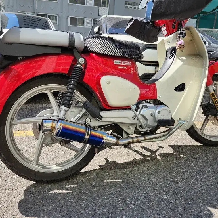 슈퍼커브 super cub 풀배기 머플러