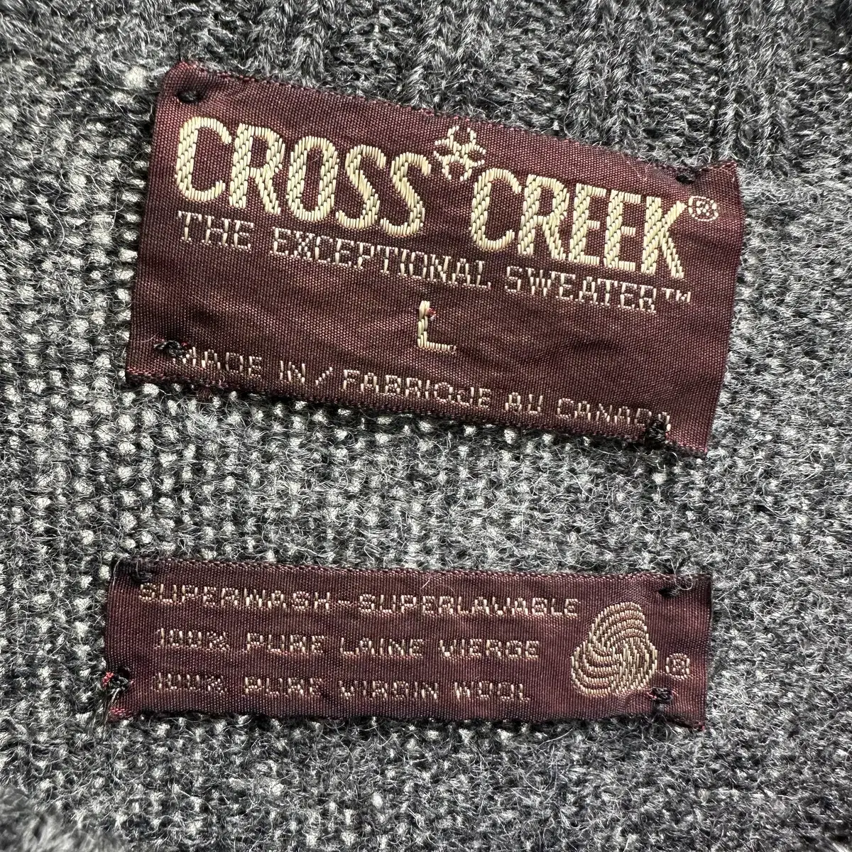 CROSS CREEK (Made in Canada) 스웨터