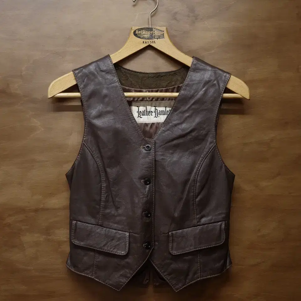 60-70s Leather Hamlet Leather Vest