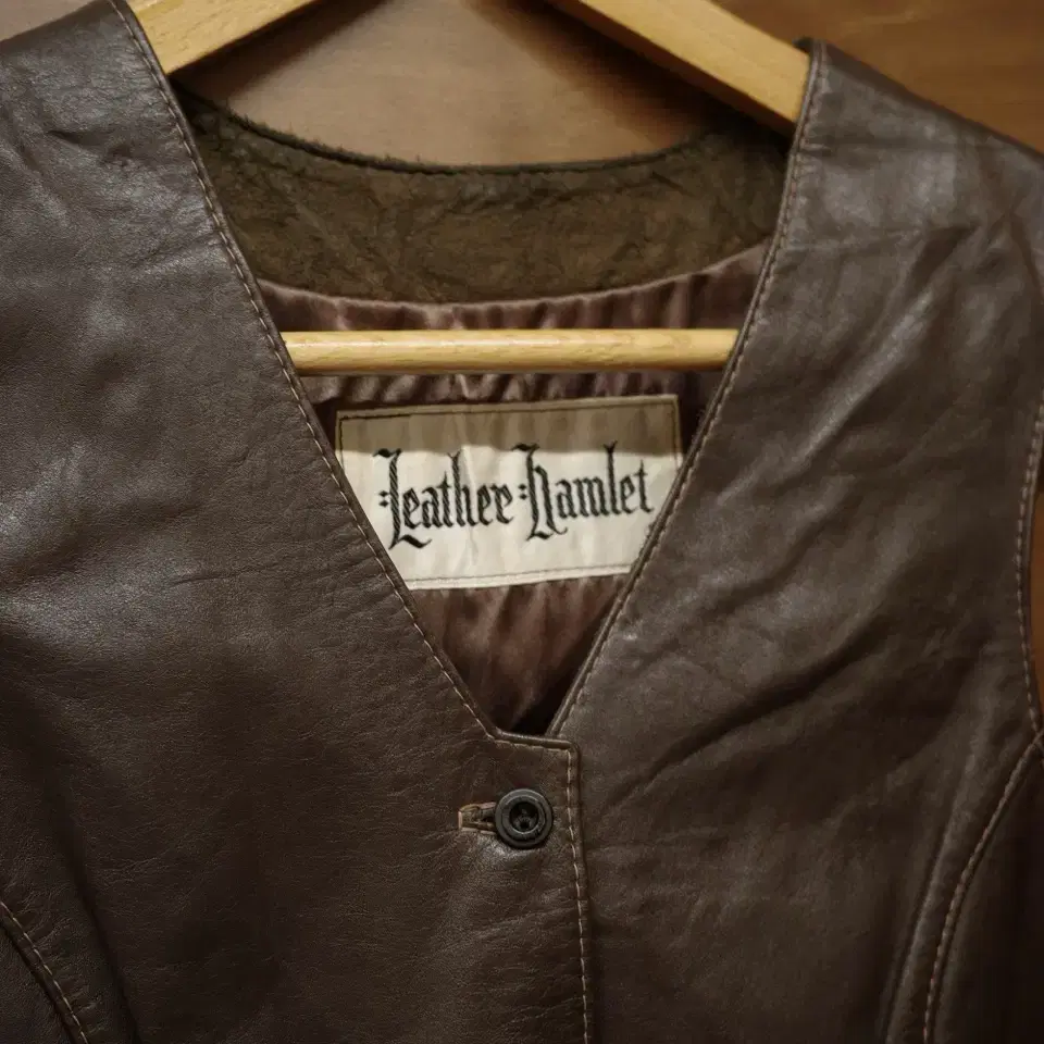 60-70s Leather Hamlet Leather Vest