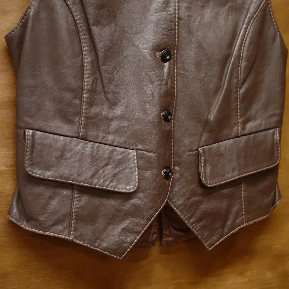 60-70s Leather Hamlet Leather Vest