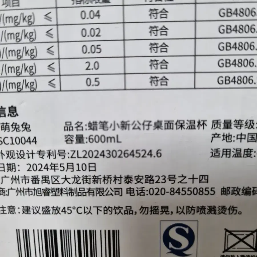 새상품 초코비 짱구 텀블러 스테인레스