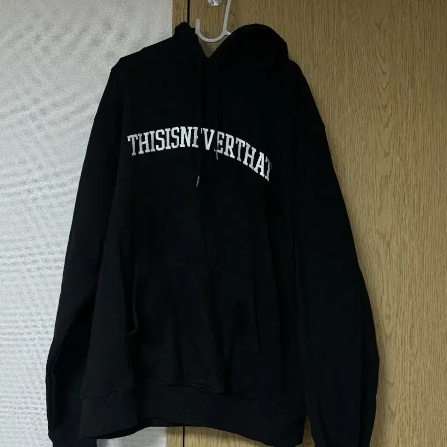 디스이즈네버댓 Arch-Logo Hoodie 블랙 black 후드티