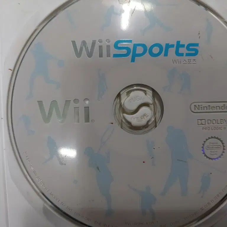 Wii Sports CD 테니스/야구/볼링/골프/복싱 5종목