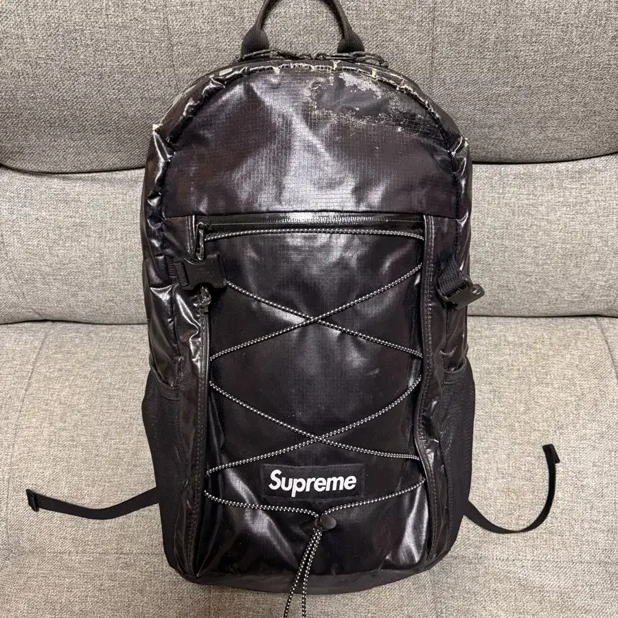 슈프림 백팩 블랙 17FW Supreme Backpack Black