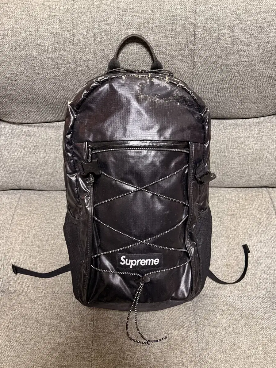 슈프림 백팩 블랙 17FW Supreme Backpack Black