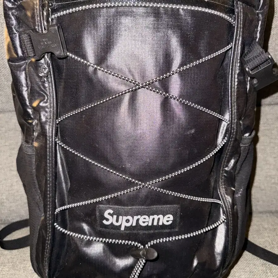 슈프림 백팩 블랙 17FW Supreme Backpack Black