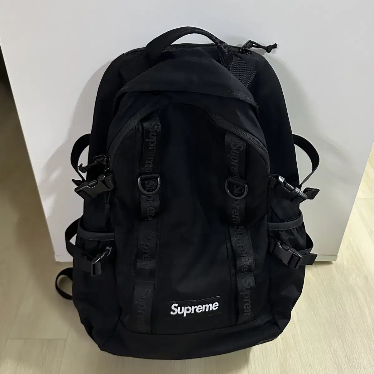 슈프림 백팩 Supreme Backpack Black-20FW