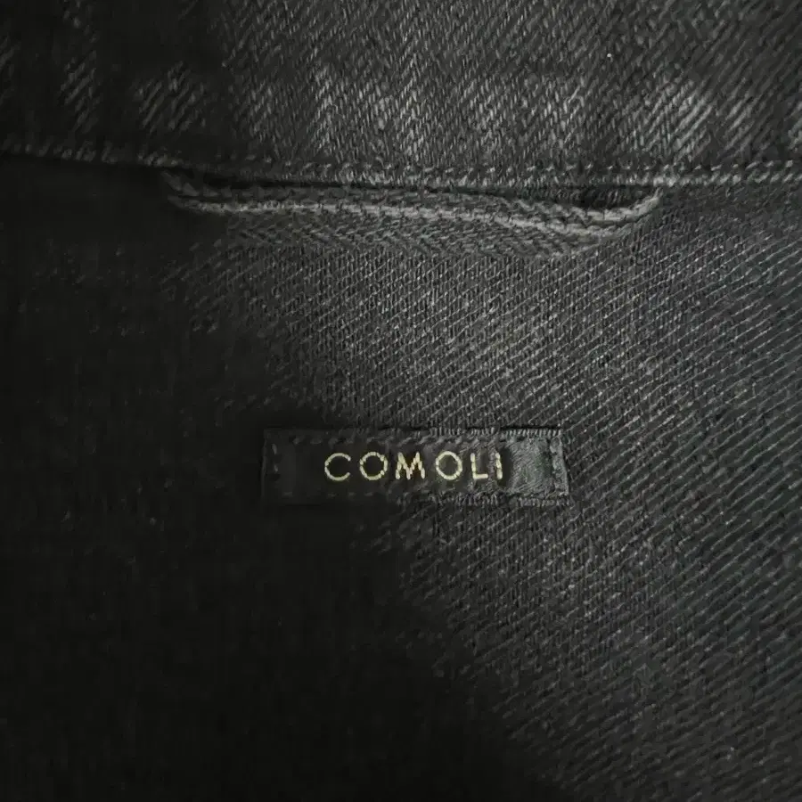 Comoli 데님 자켓 블랙 19fw 2사이즈