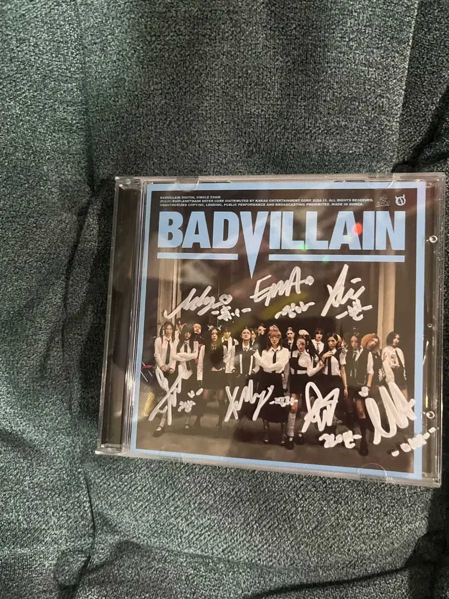 배드빌런 badvillain 싸인앨범 친필 판매 ㅂㅁ