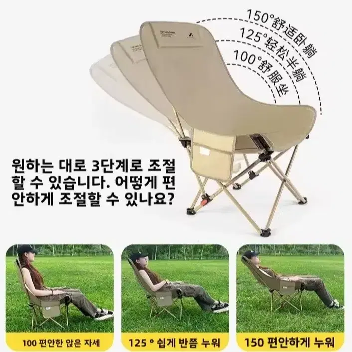 한정[새제품] 캠핑의자 피크닉낚시의자