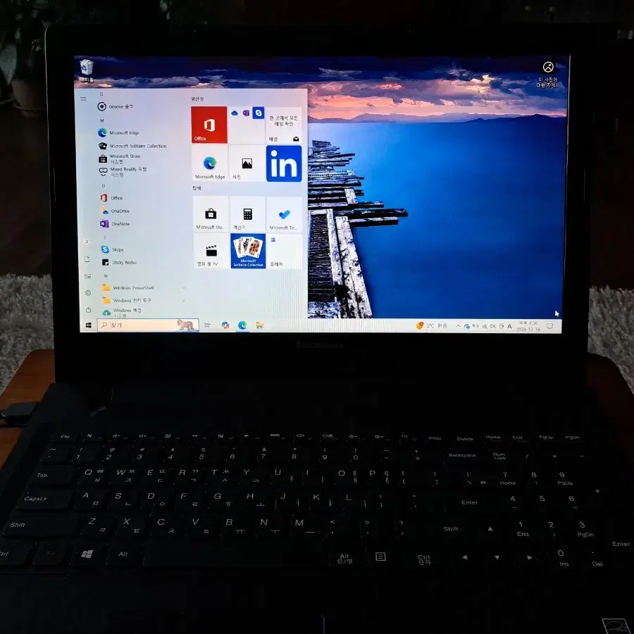 LENOVO 15.6" 노트북 8GB, SSD128GB, WINDOW10