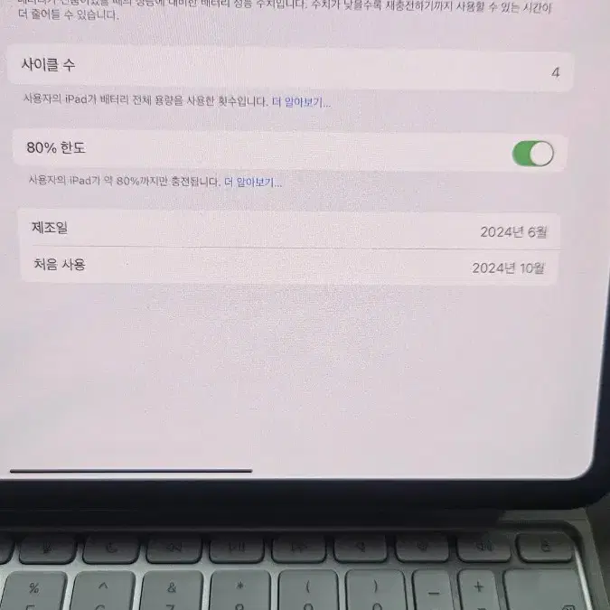 아이패드 프로 11 m4 셀룰러 256 매키 애케플 폴리오 포함