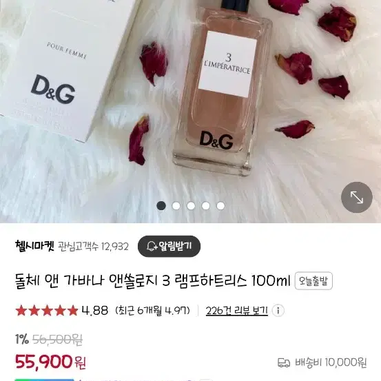 돌체앤가바나 램프하트리스 100ml