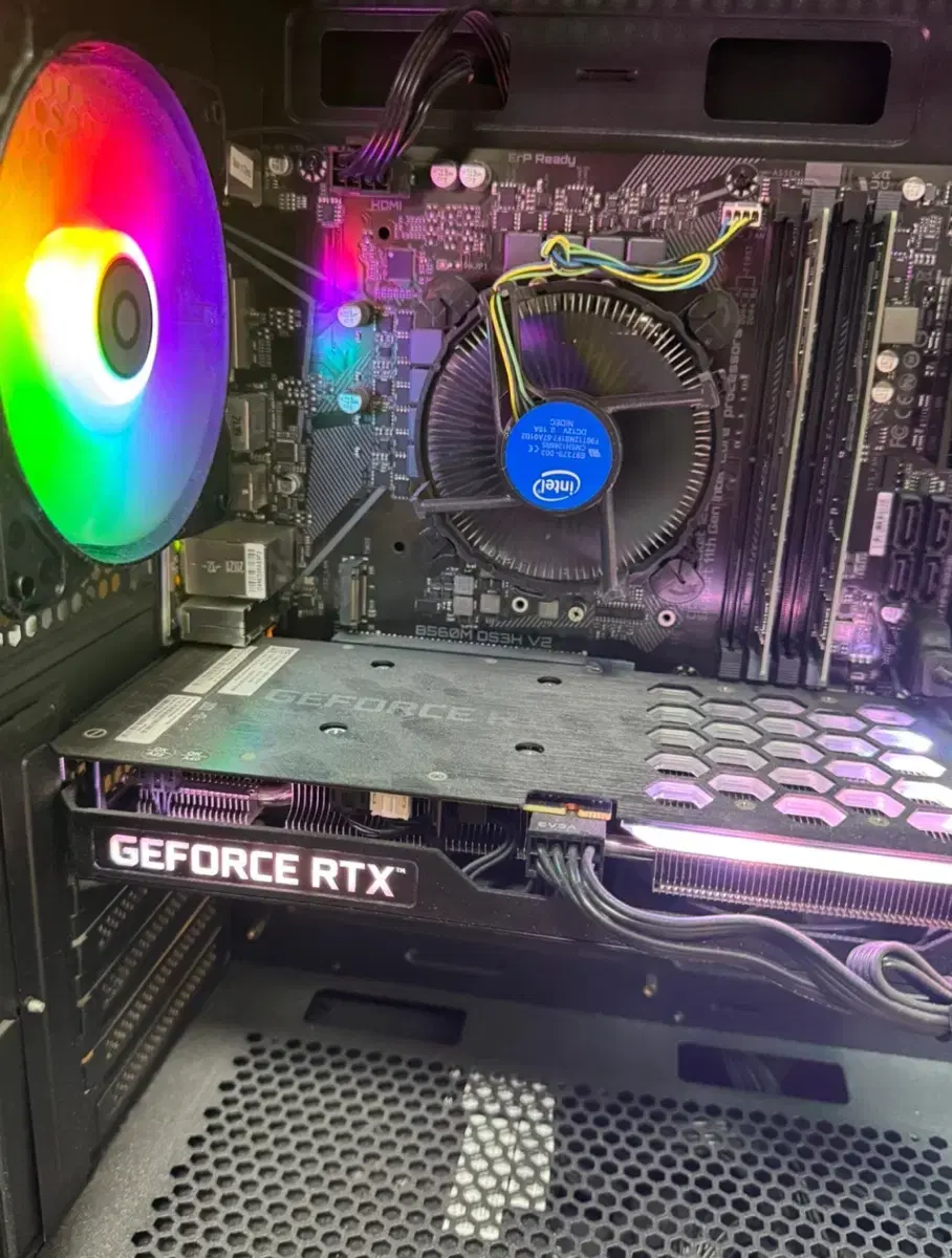 수정) 컴퓨터 메인보드셋 CPU i7-10700