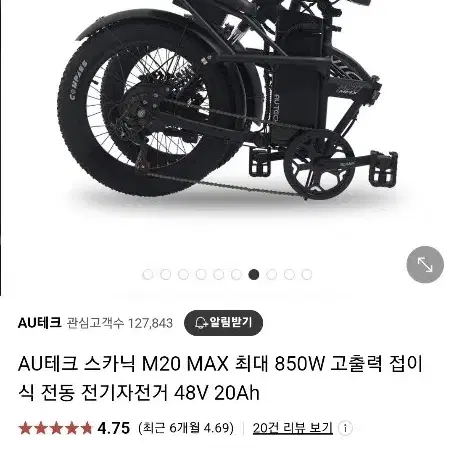 스카닉 전기자전거 m20 max