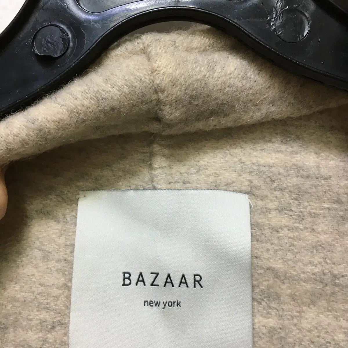 BAZAAR 여성 핸드메이드 모직 코트