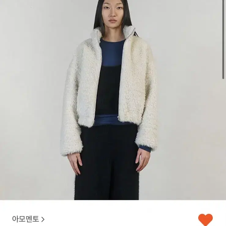 아모멘토 hairy fur blouson